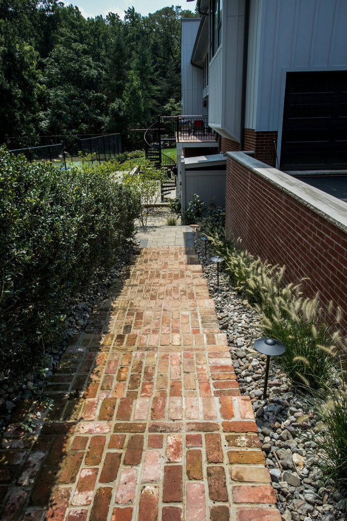 brick pathway