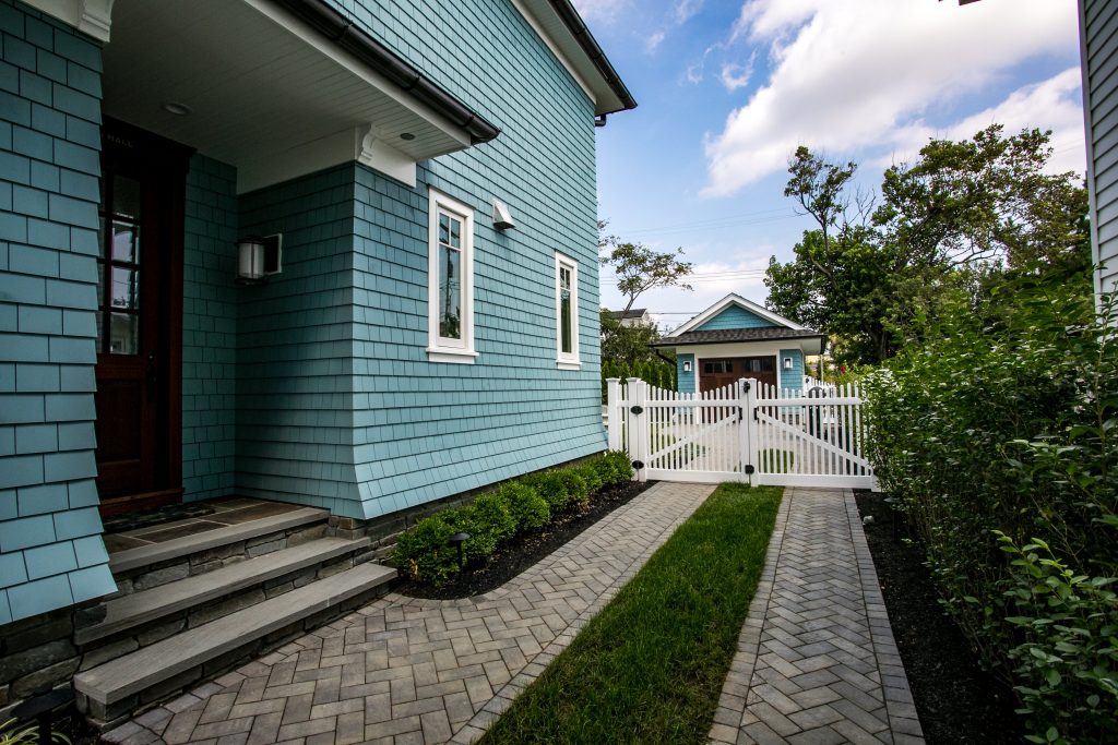 stone paver driveway